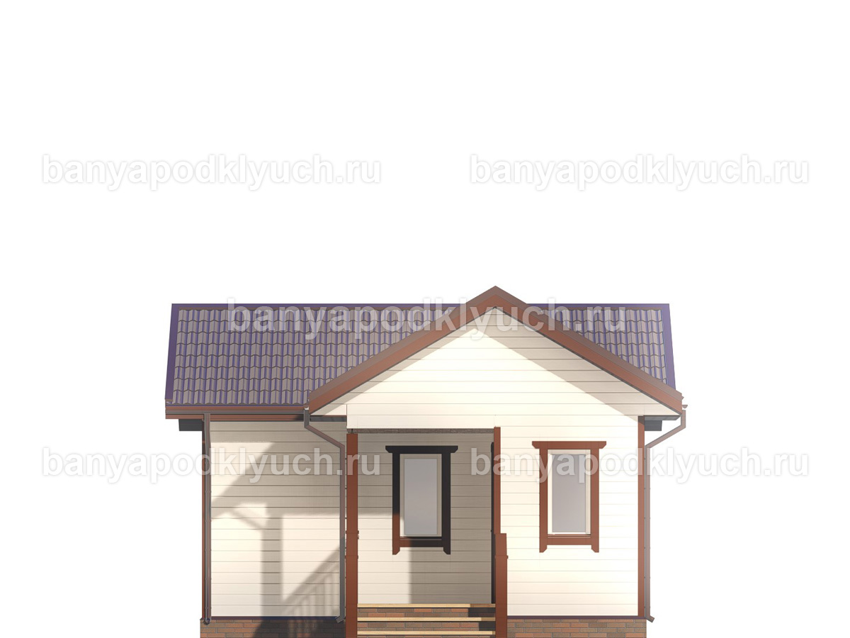 Каркасная баня 6x6 м Каркасная баня 6x6 м